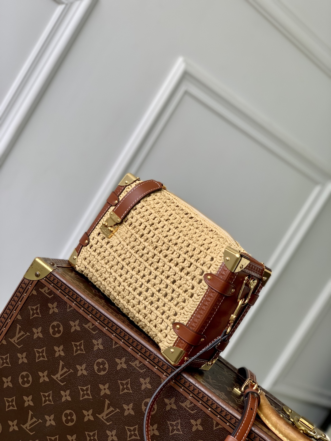 Louis Vuitton Side Trunk -M14606-16 x 8.5 x 23.5CM