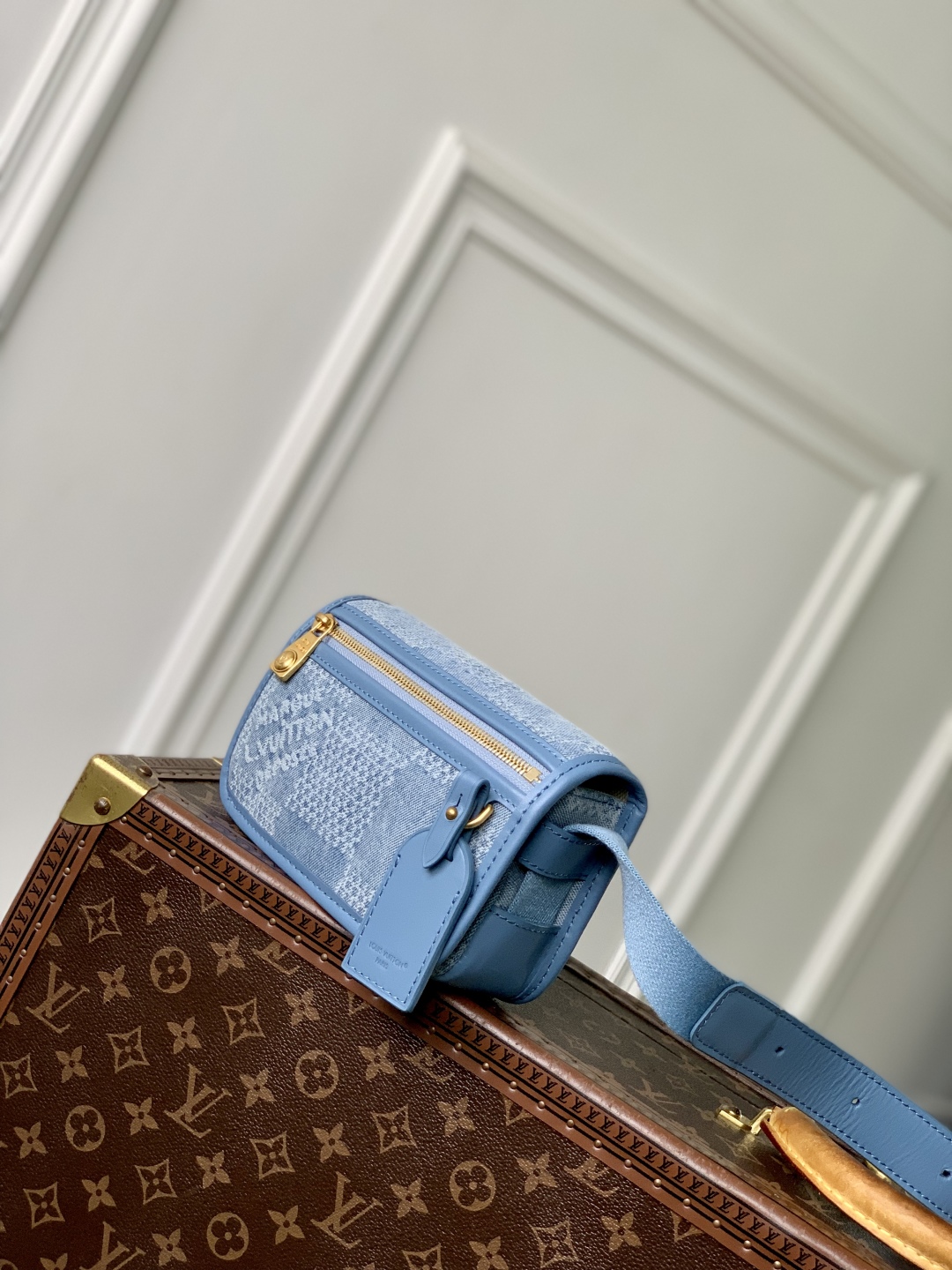 Louis Vuitton Bosphore Bag-12 x 7 x 19CM