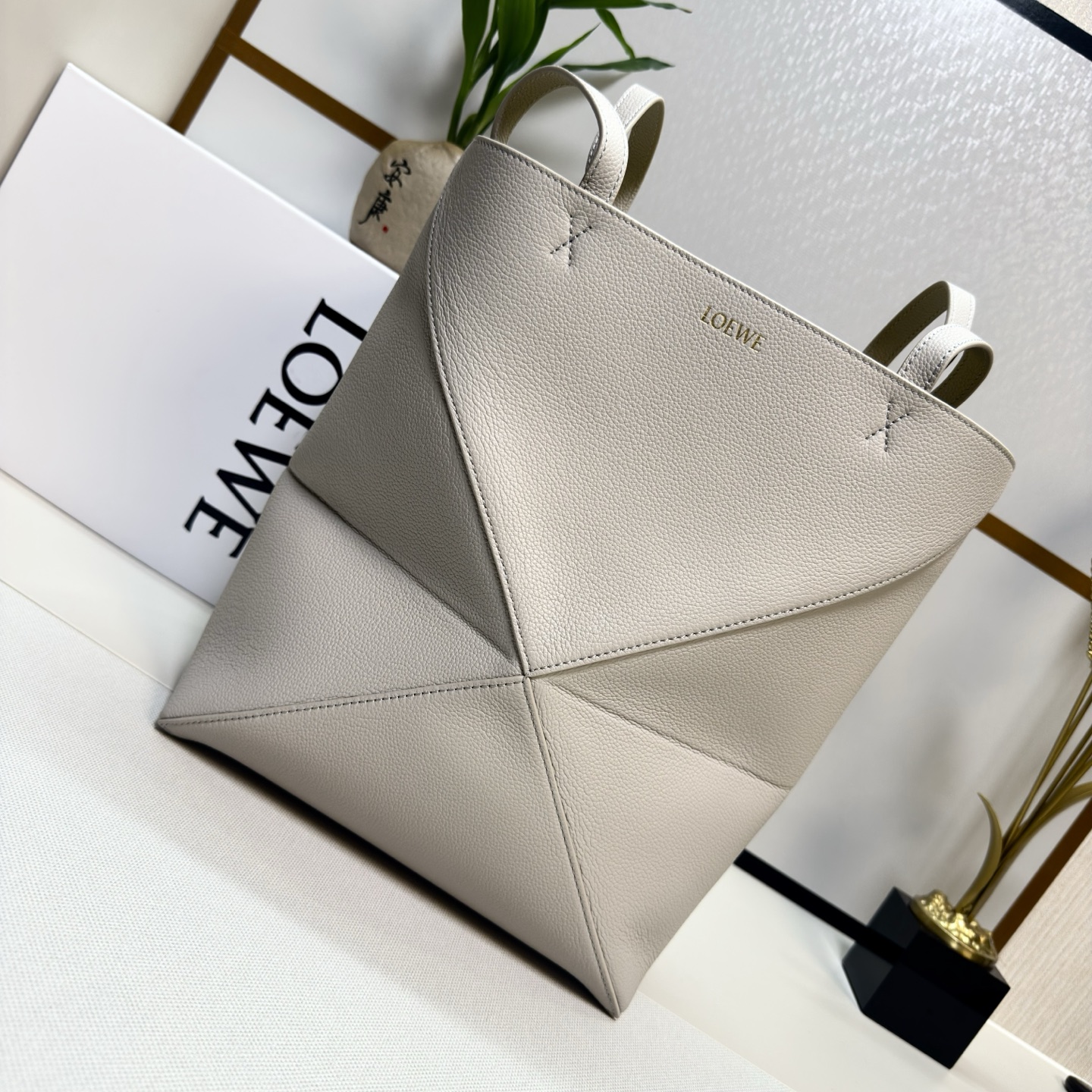 Puzzle Fold Tote Bag -25.5*14.5*31.5CＭ