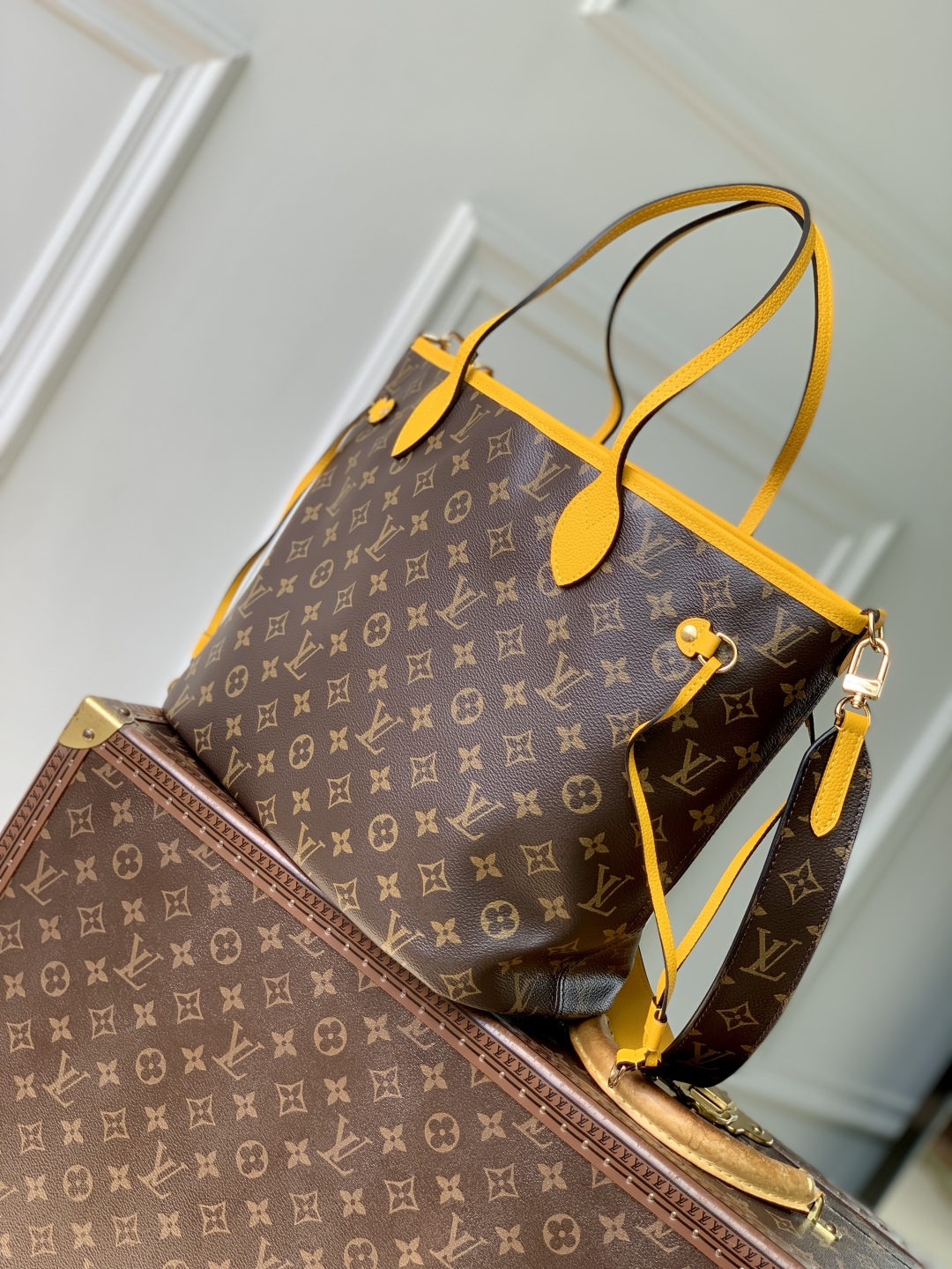 Louis Vuitton Neverfull Bandoulière Inside Out-M11947-28 x 14 x 31CM