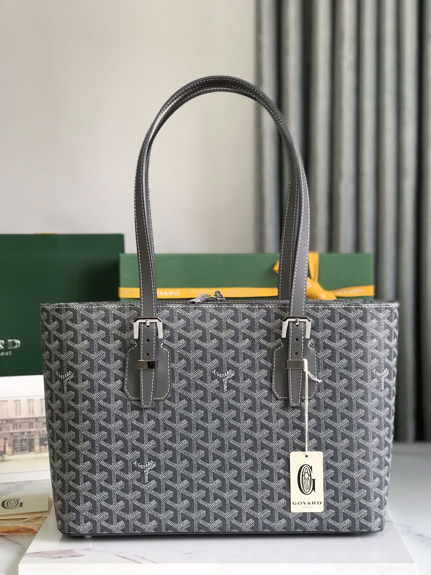 Goyard Vintage Tote Bag-35.5*24.5*10CM
