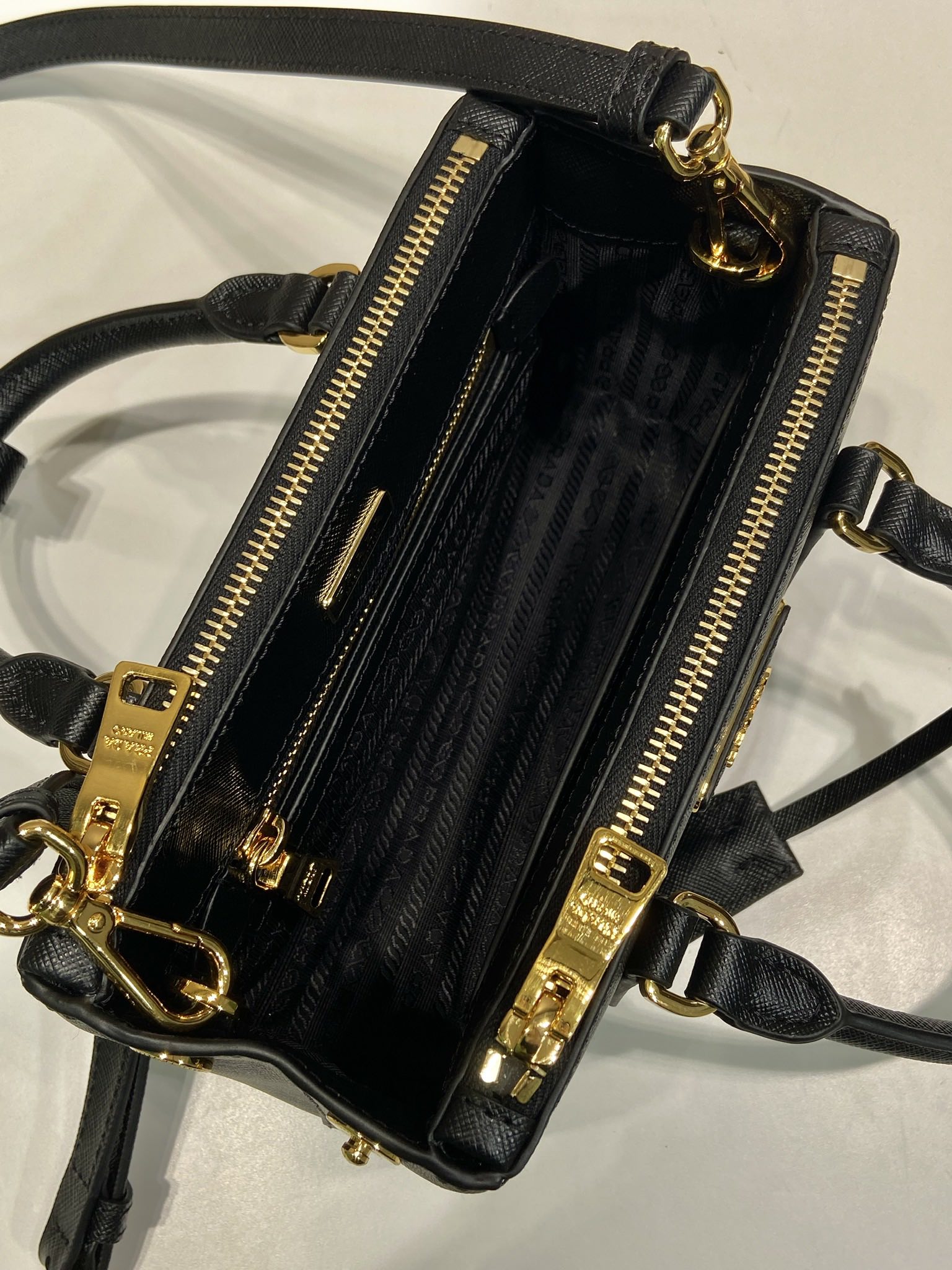 Prada Cameo Galleria Saffiano Leather Mini-Bag-1BA916-21*12.5*8.5CM