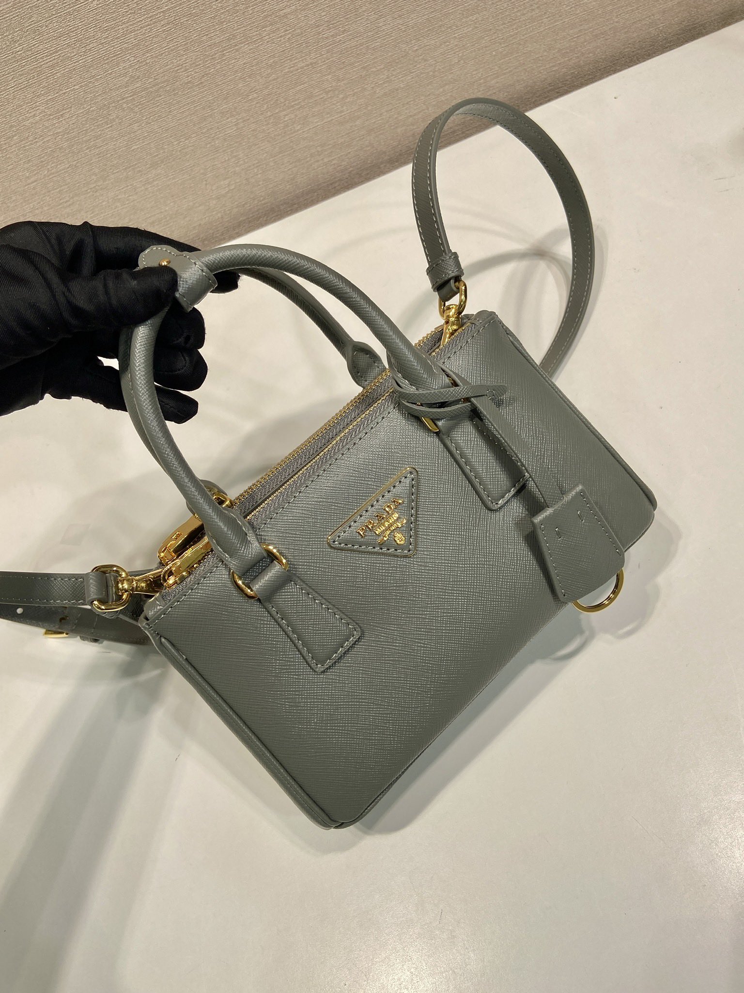 Prada Cameo Galleria Saffiano Leather Mini-Bag-1BA916-21*12.5*8.5CM