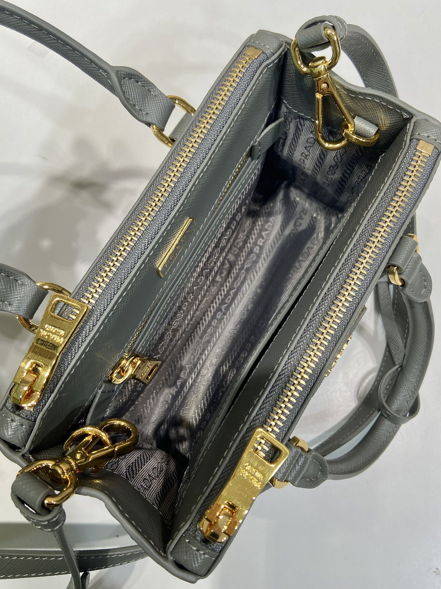 Prada Cameo Galleria Saffiano Leather Mini-Bag-1BA916-21*12.5*8.5CM