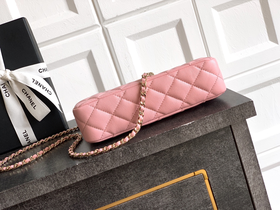 Ch@nel Lambskin Quilted Small Clutch With Chain -12x21x5.5CM
