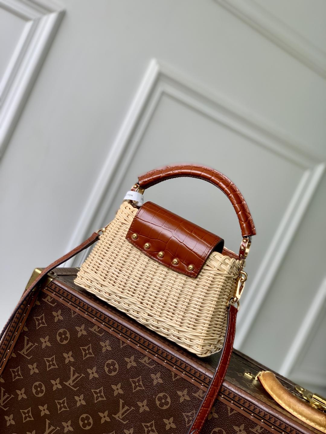 Louis Vuitton Mini Capucines Handlebag-21*14*8CM