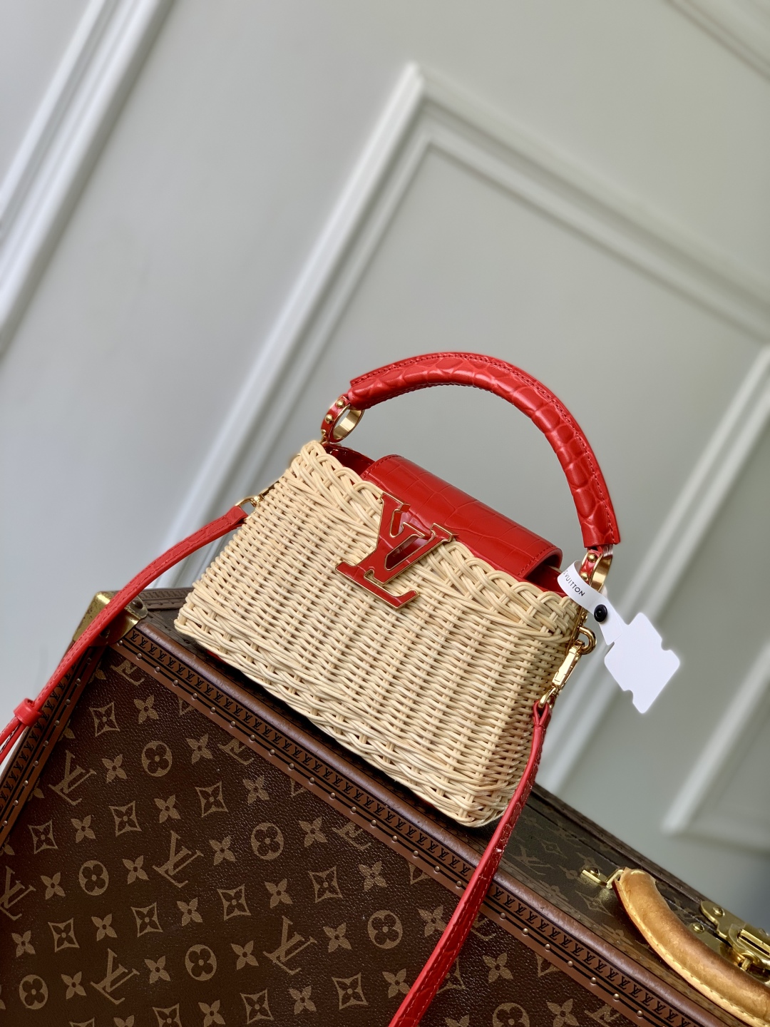 Louis Vuitton Mini Capucines Handlebag-21*14*8CM