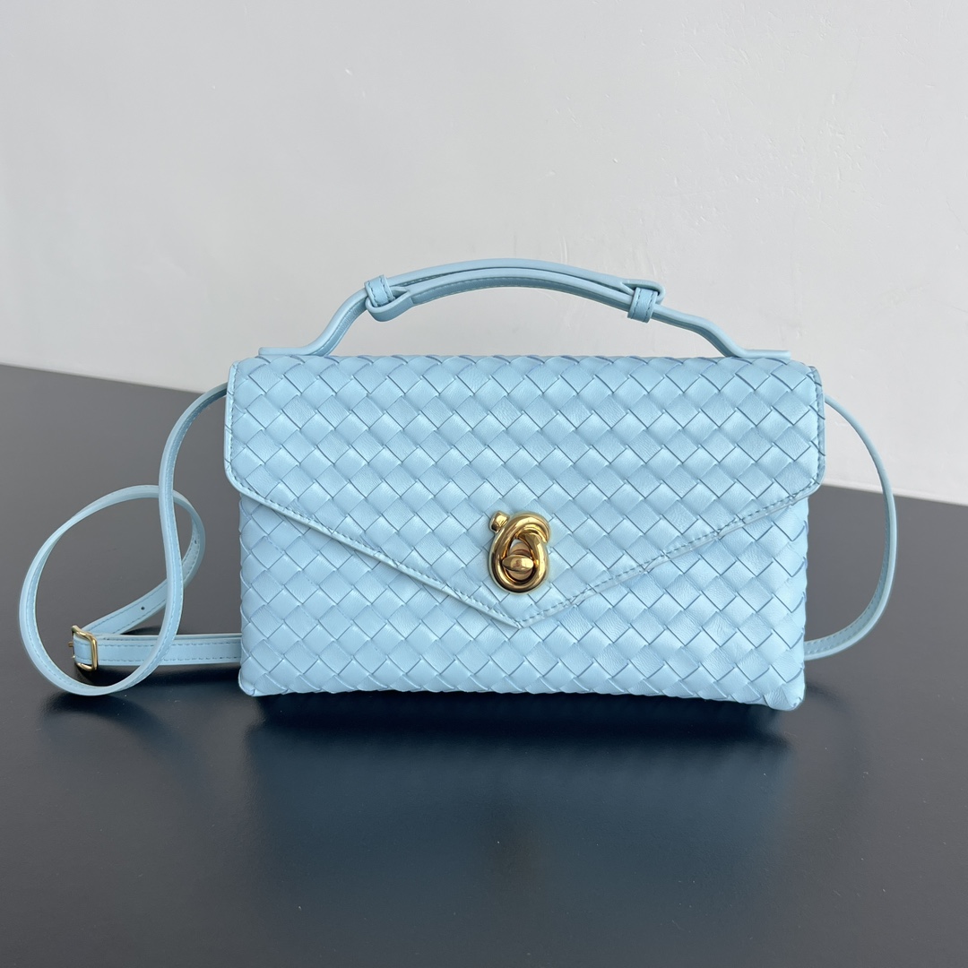 Bottega Veneta Knot Lock Bag-25x16x5.5CM