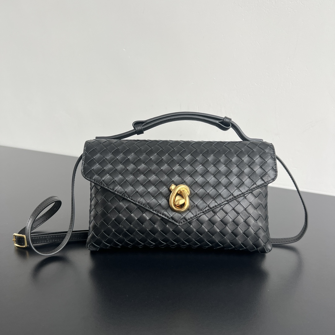 Bottega Veneta Knot Lock Bag-25x16x5.5CM
