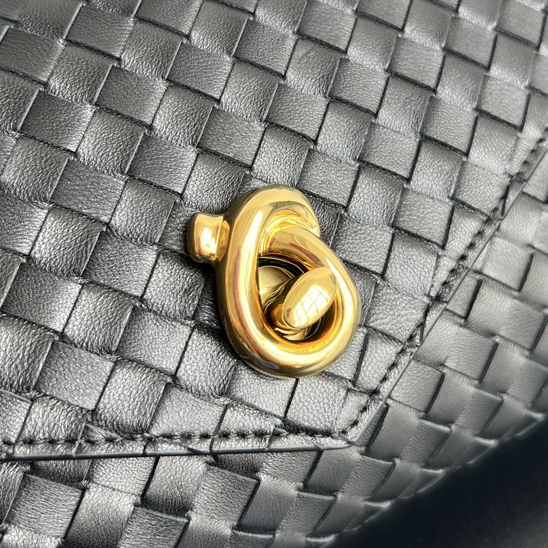 Bottega Veneta Knot Lock Bag-25x16x5.5CM