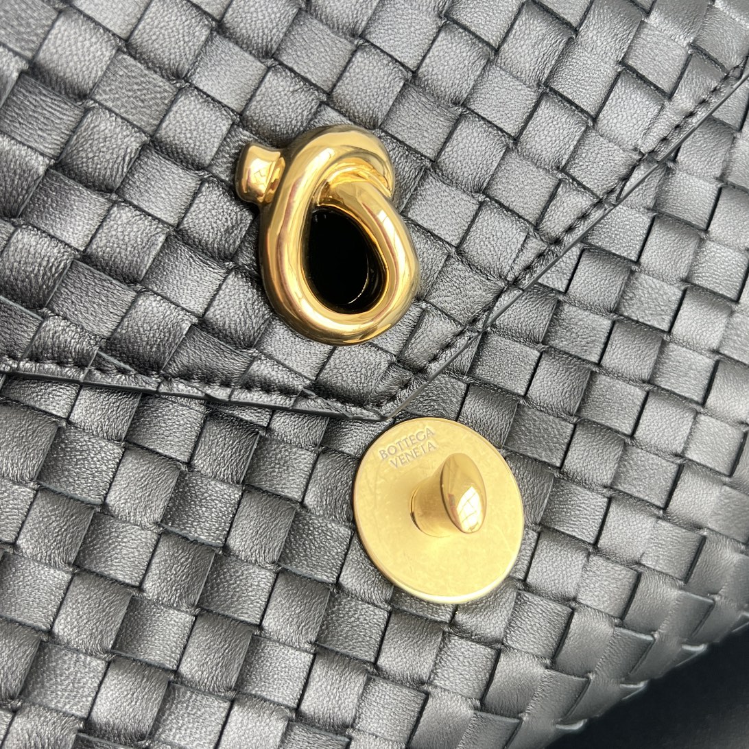 Bottega Veneta Knot Lock Bag-25x16x5.5CM