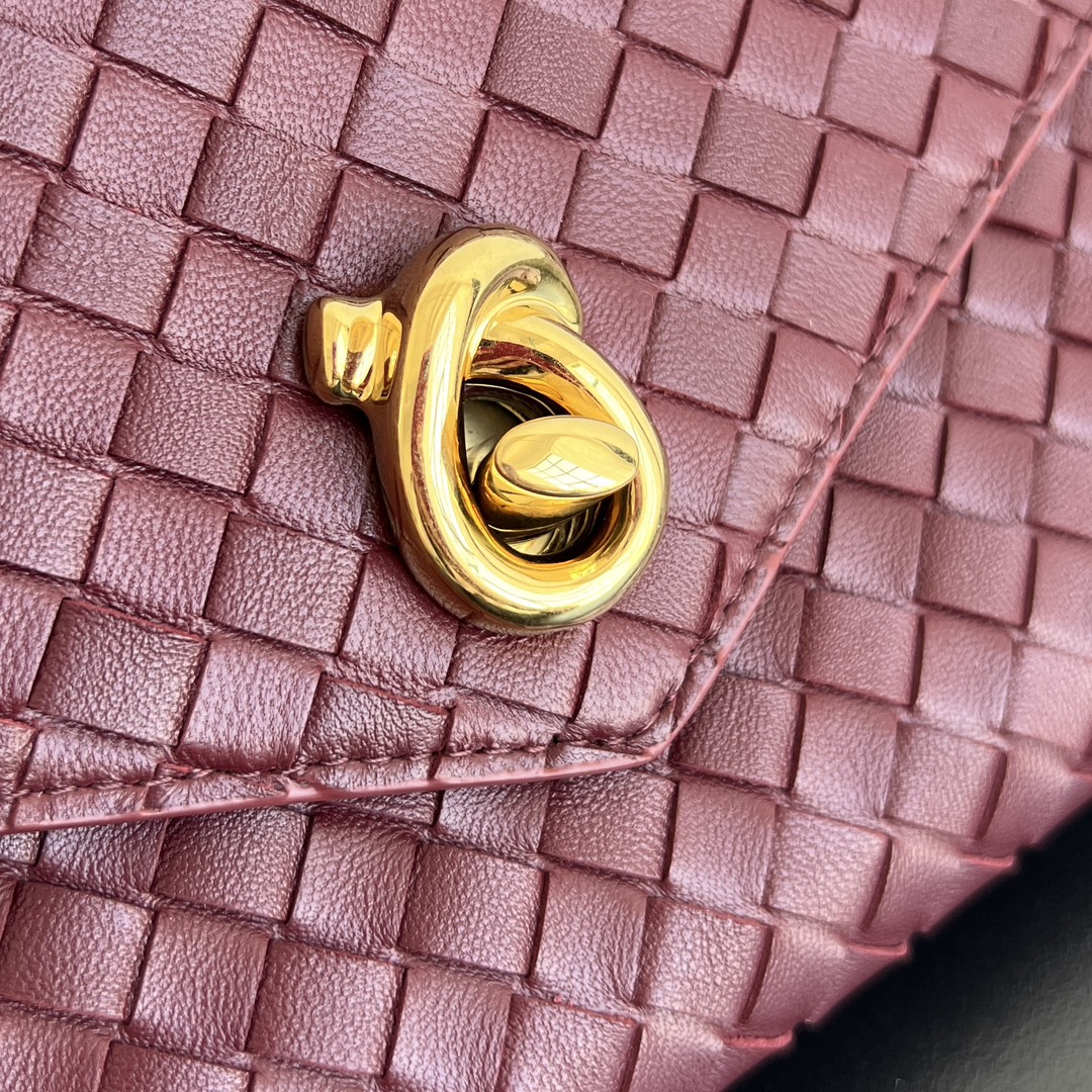 Bottega Veneta Knot Lock Bag-25x16x5.5CM