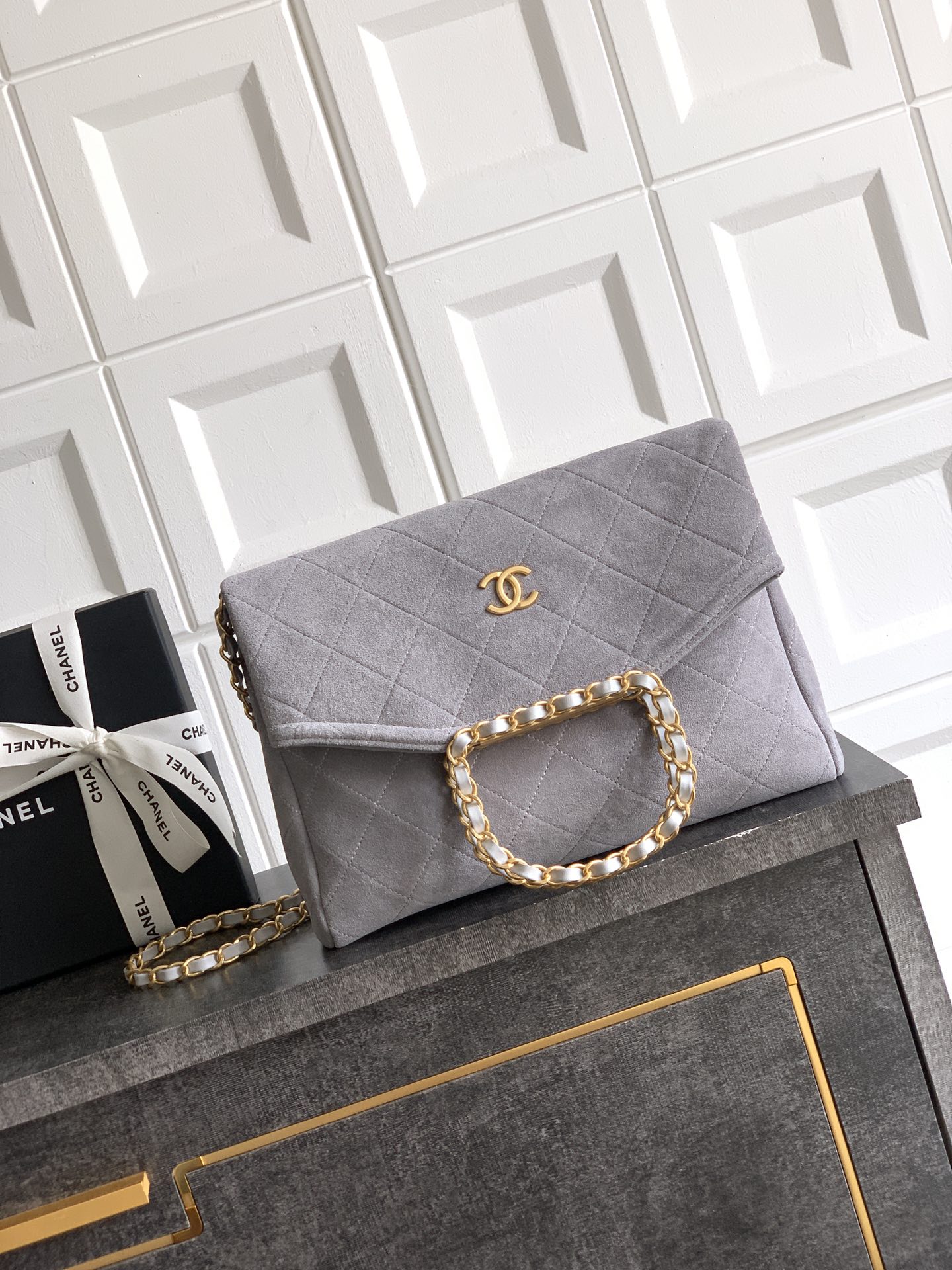 Ch@nel Vinatage Flap Bag-28 X20 X 6.5CM