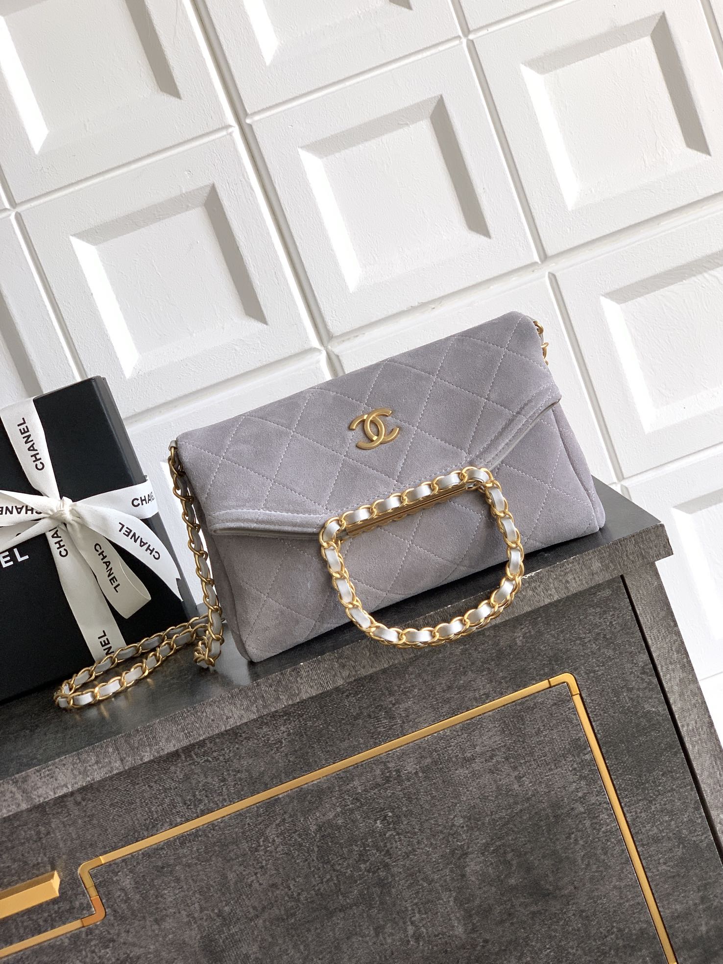 Ch@nel Vinatage Flap Bag-24.5 X 17×6.5CM