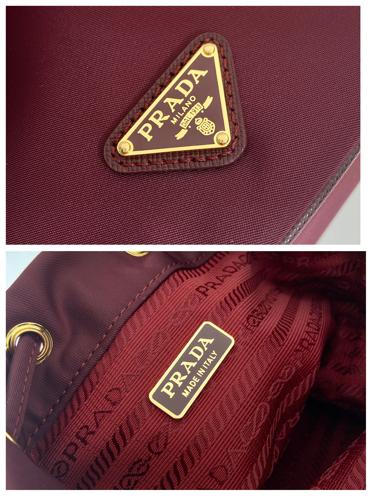 Prada 1BE067 Bucket Bag-15.5*19.5*10CM