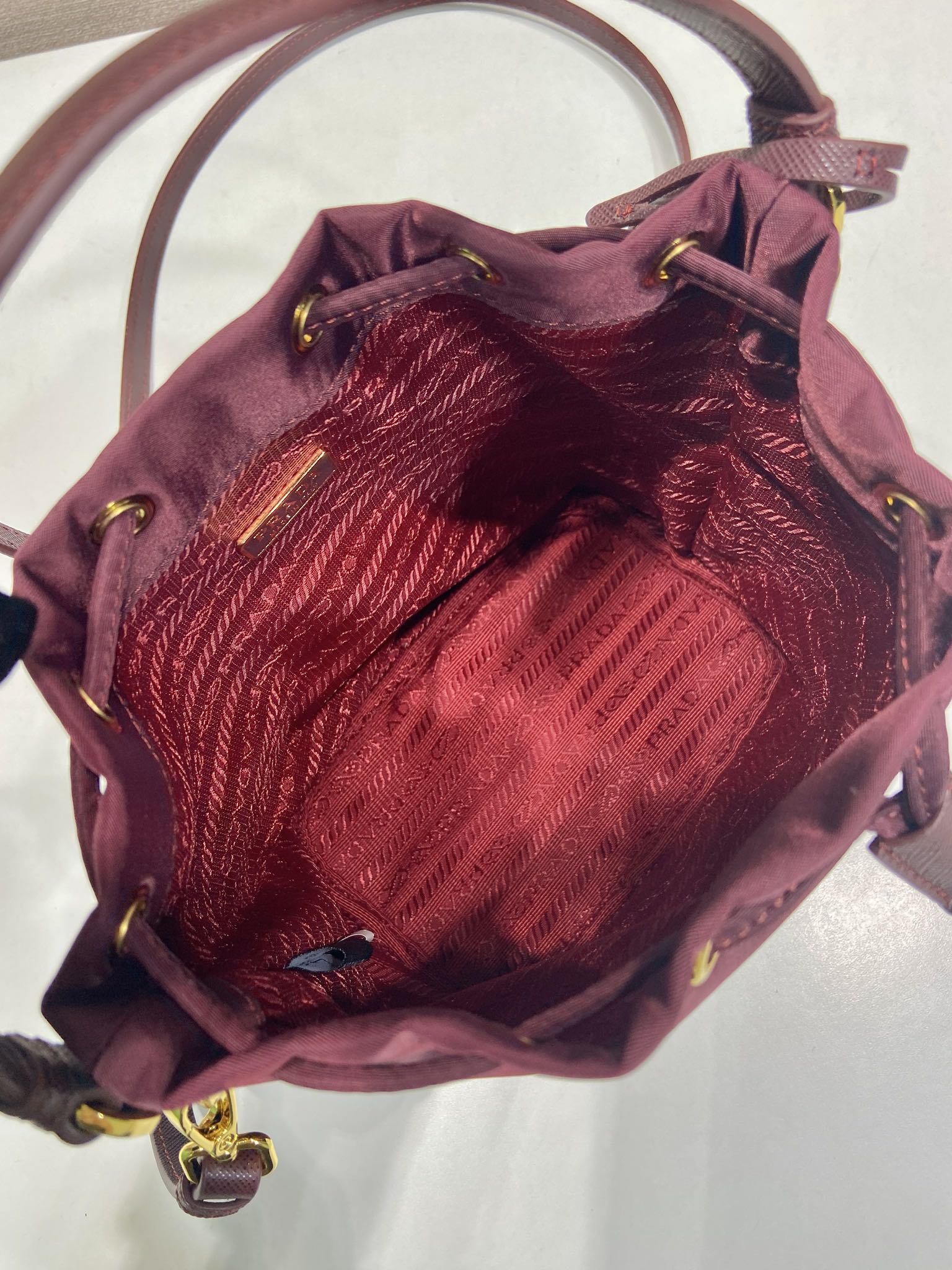 Prada 1BE067 Bucket Bag-15.5*19.5*10CM