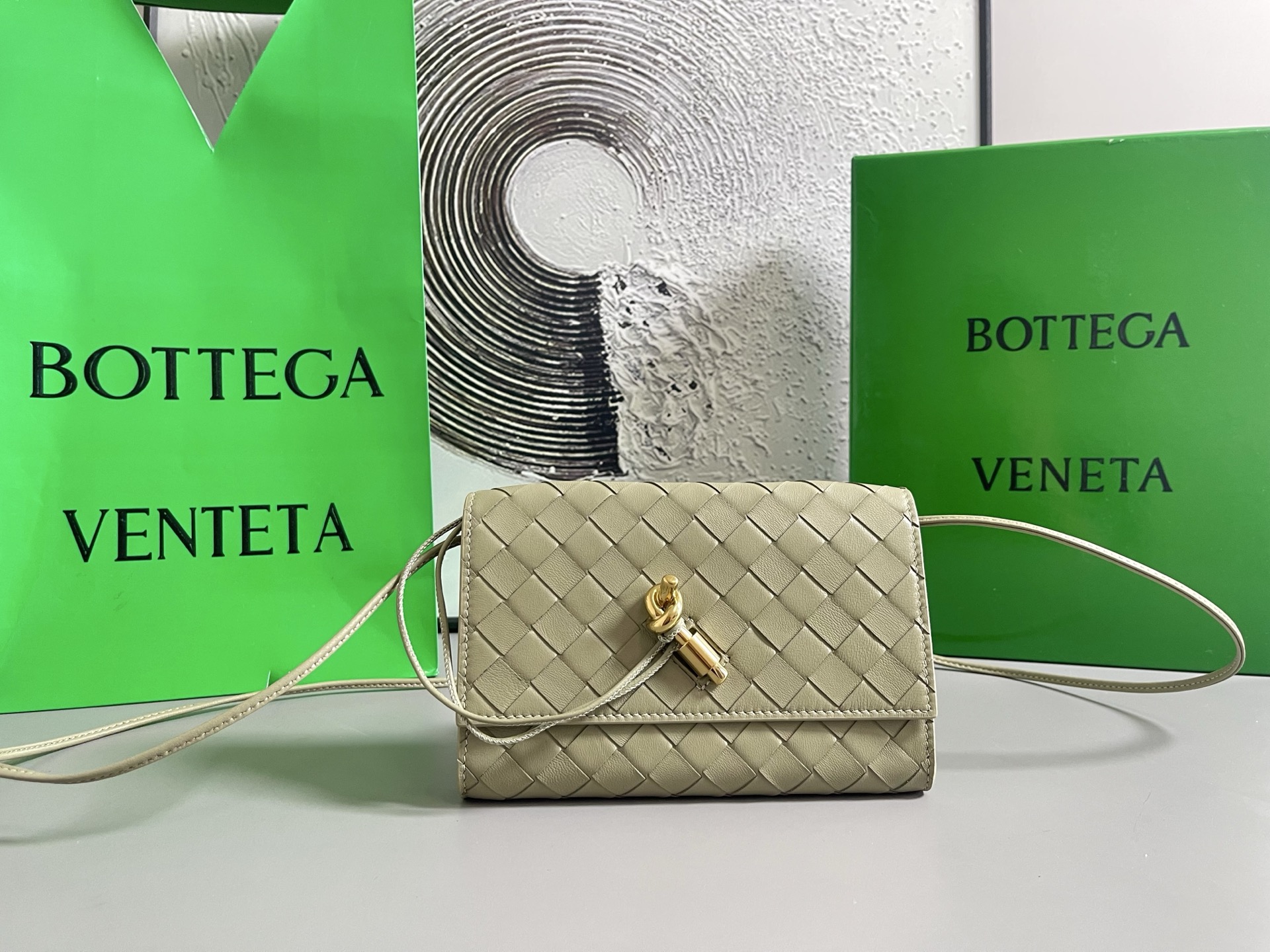 Bottega Veneta Andiamo Pouch-12.6*19*2CM