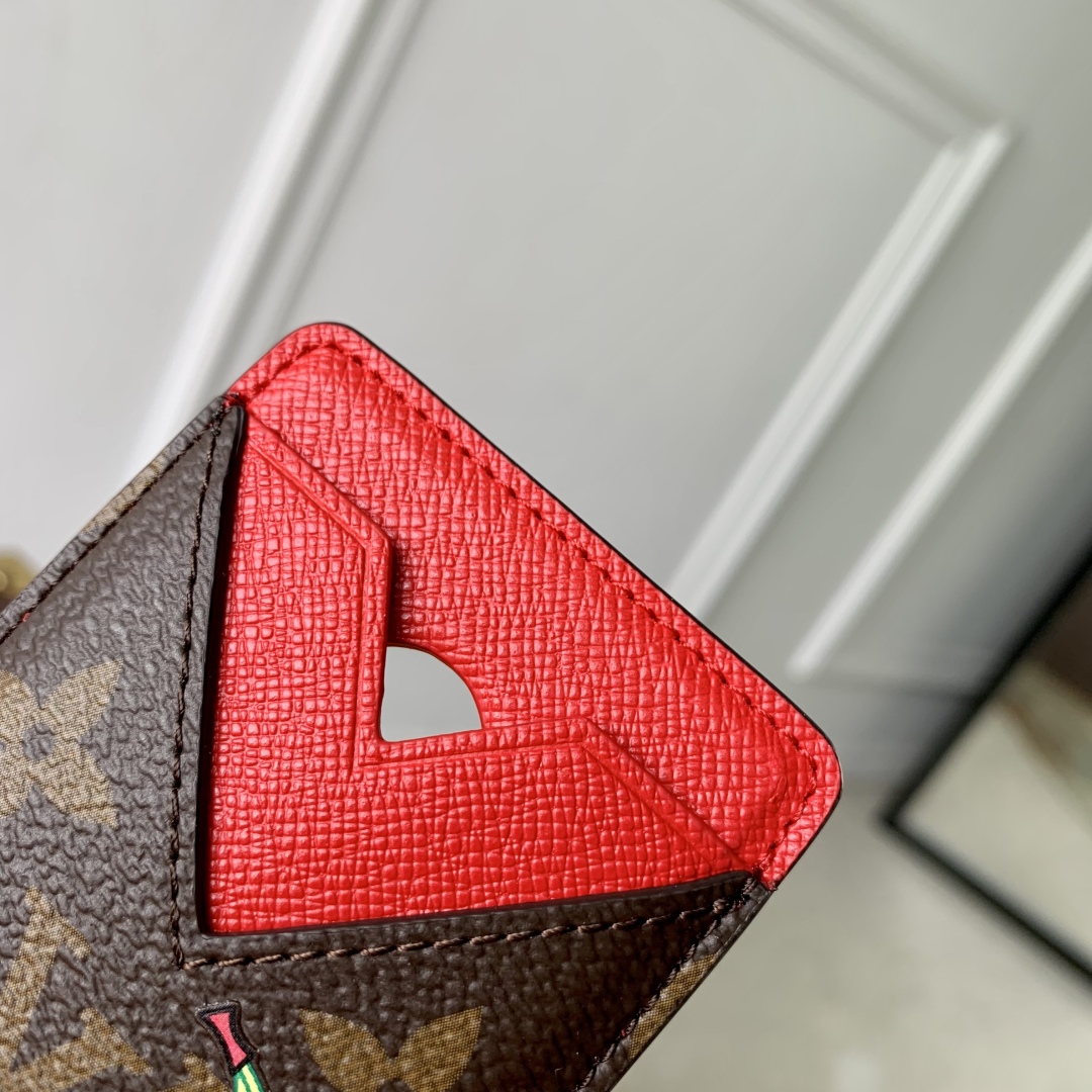 Louis Vuitton Magnet Card Holder-M25654-9x 0.5 x 6.5CM