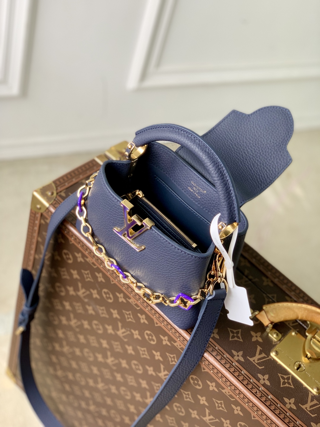 Louis Vuitton Mini Capucines Handlebag-M21168-21*14*8CM