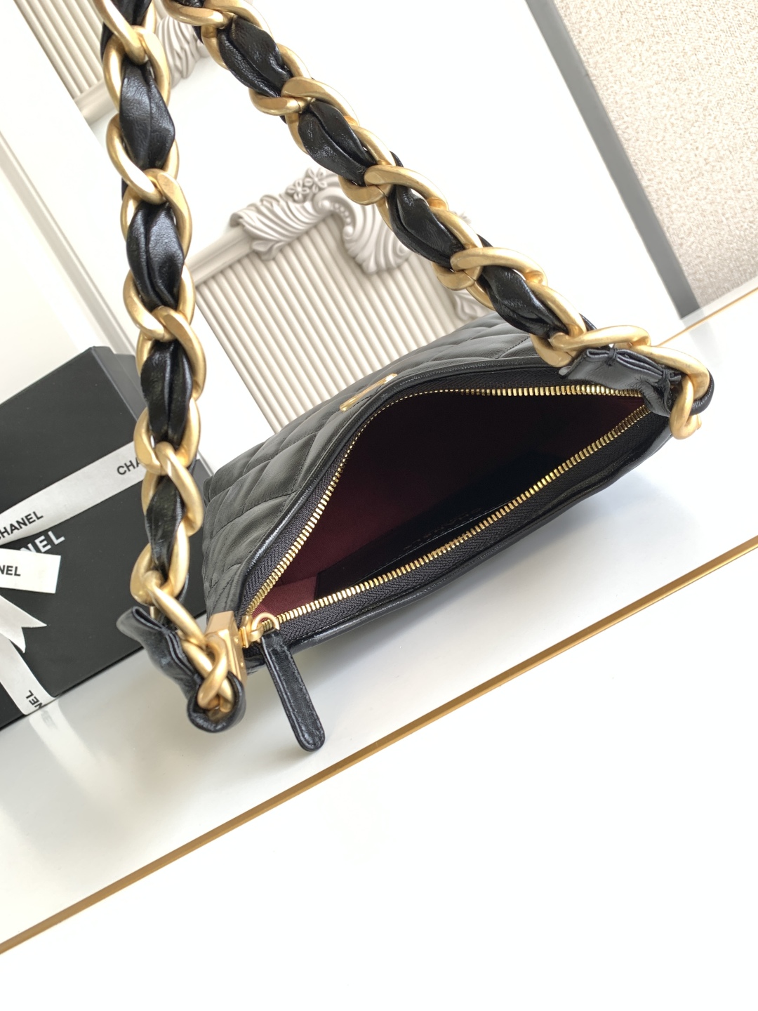 Ch@nel 2025SS Hobo Bag-22.5x19.5x8.5CM
