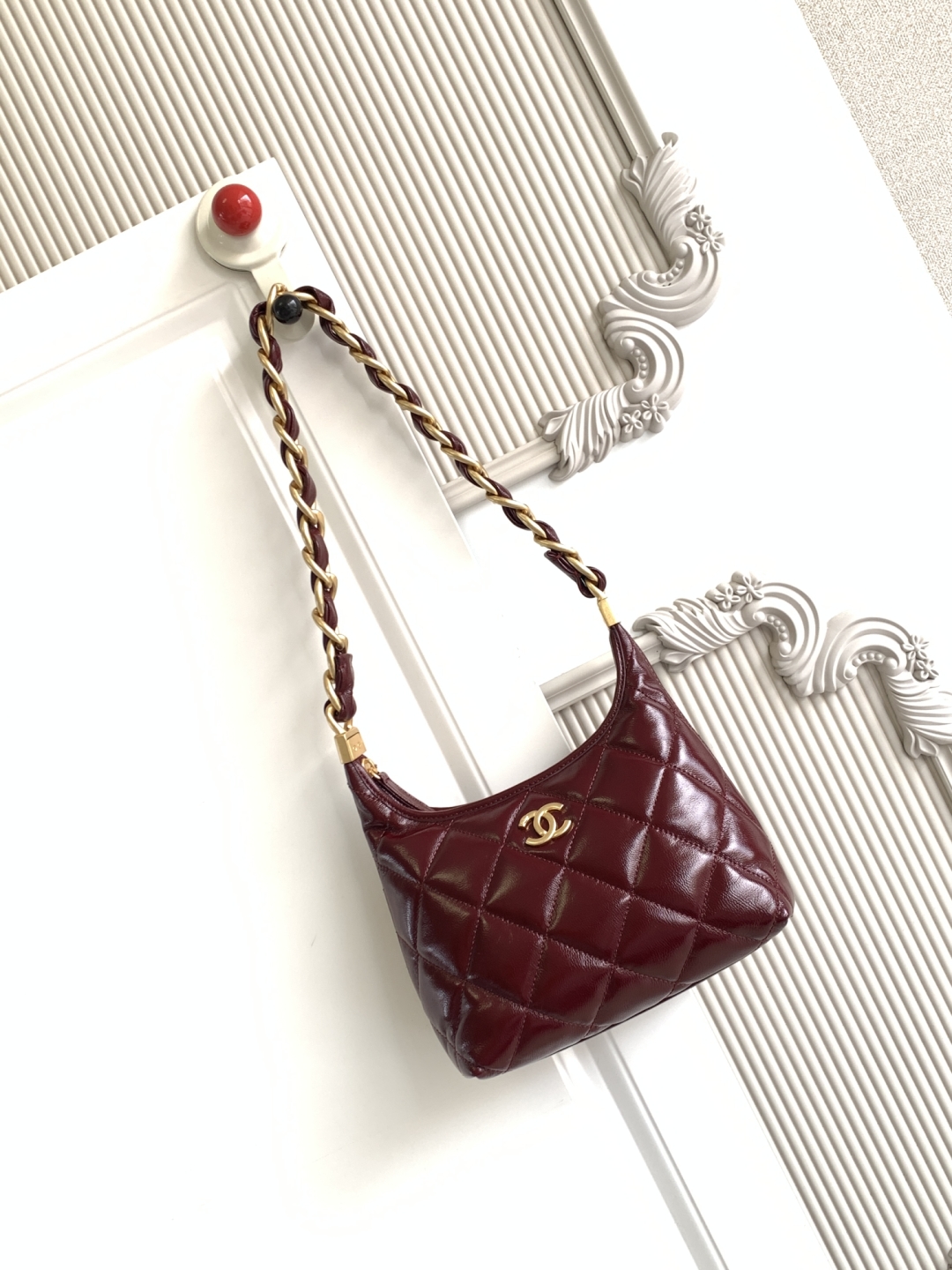 Ch@nel 2025SS Hobo Bag-22.5x19.5x8.5CM