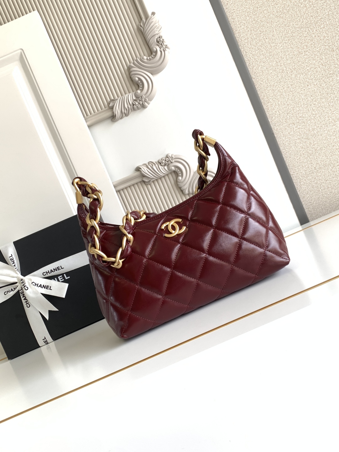 Ch@nel 2025SS Hobo Bag-30x35x9CM