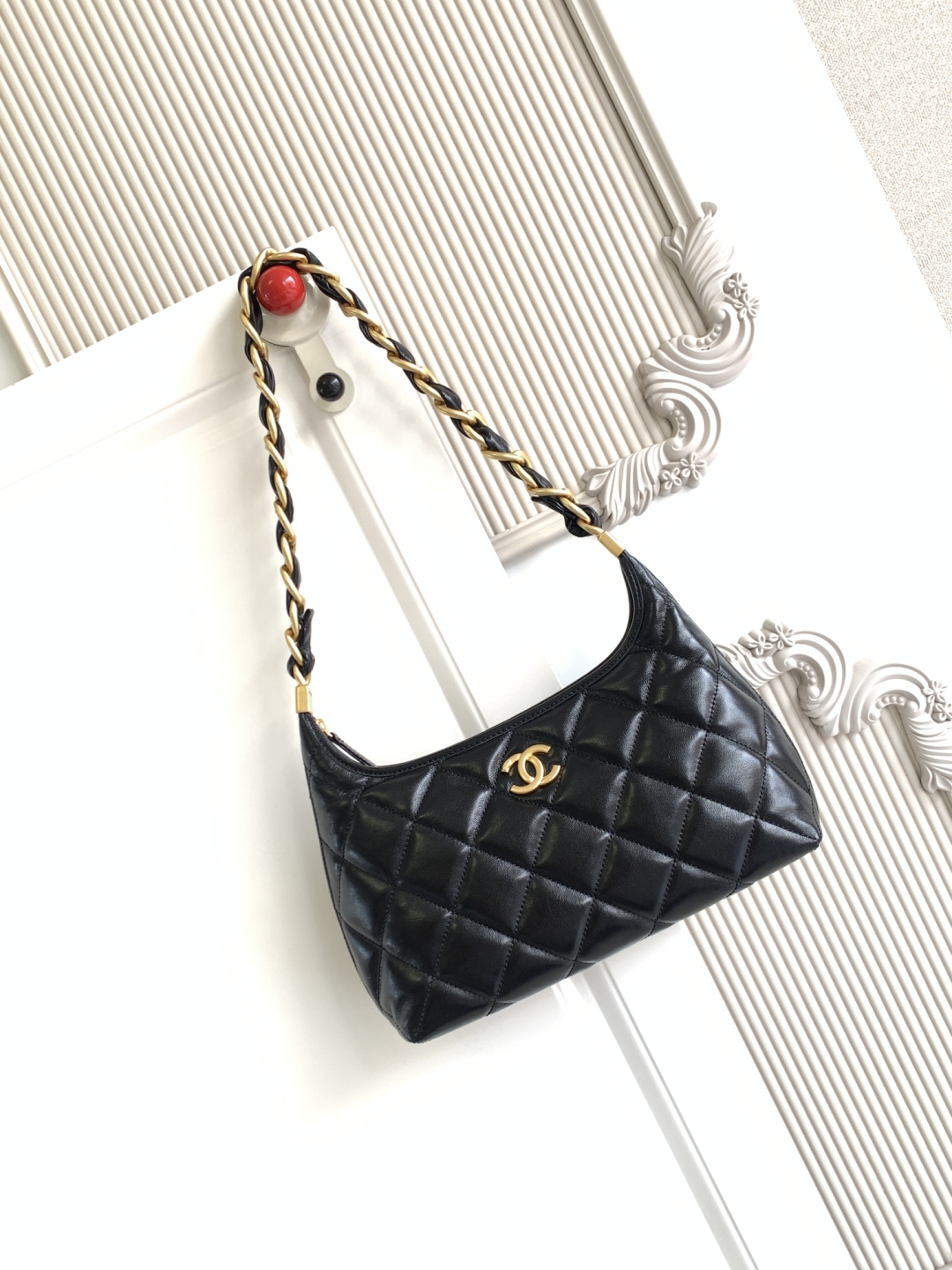 Ch@nel 2025SS Hobo Bag-30x35x9CM