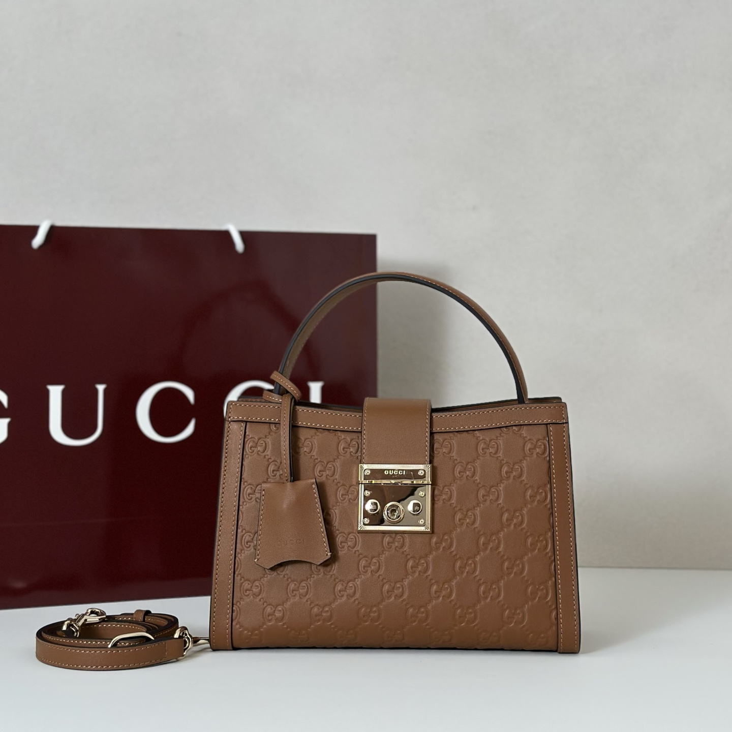 Gucci Padlock Tote Bag-25.5*17.5*10CM