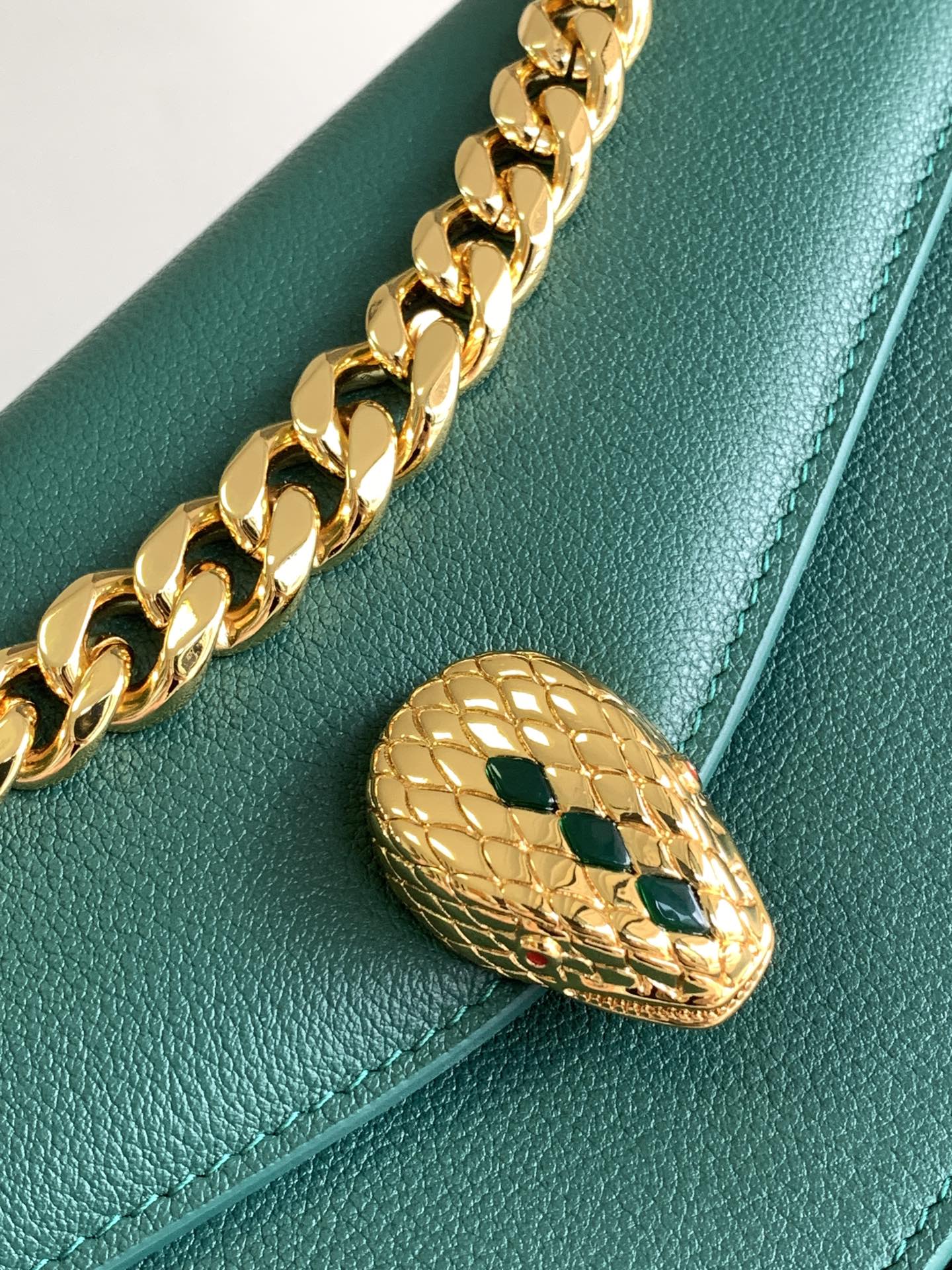 Bvlgari Serpenti East-West Maxi Chain Shoulder Bag-28*17*6CM