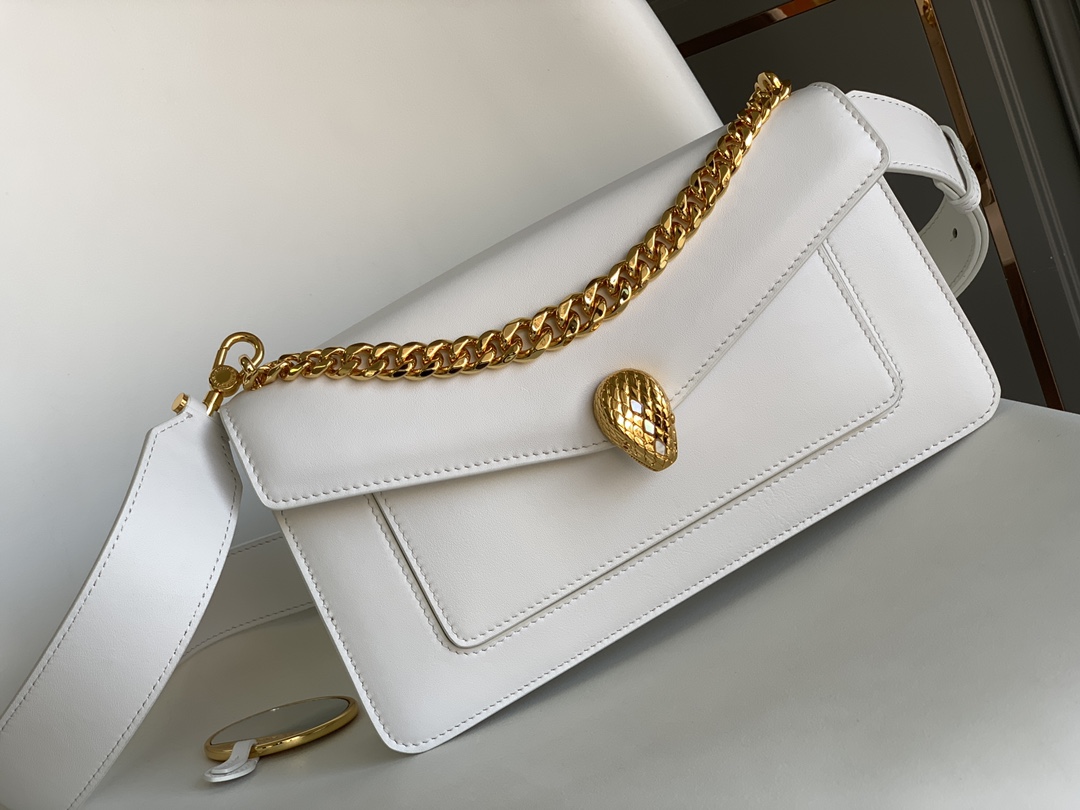 Bvlgari Serpenti East-West Maxi Chain Shoulder Bag-28*17*6CM