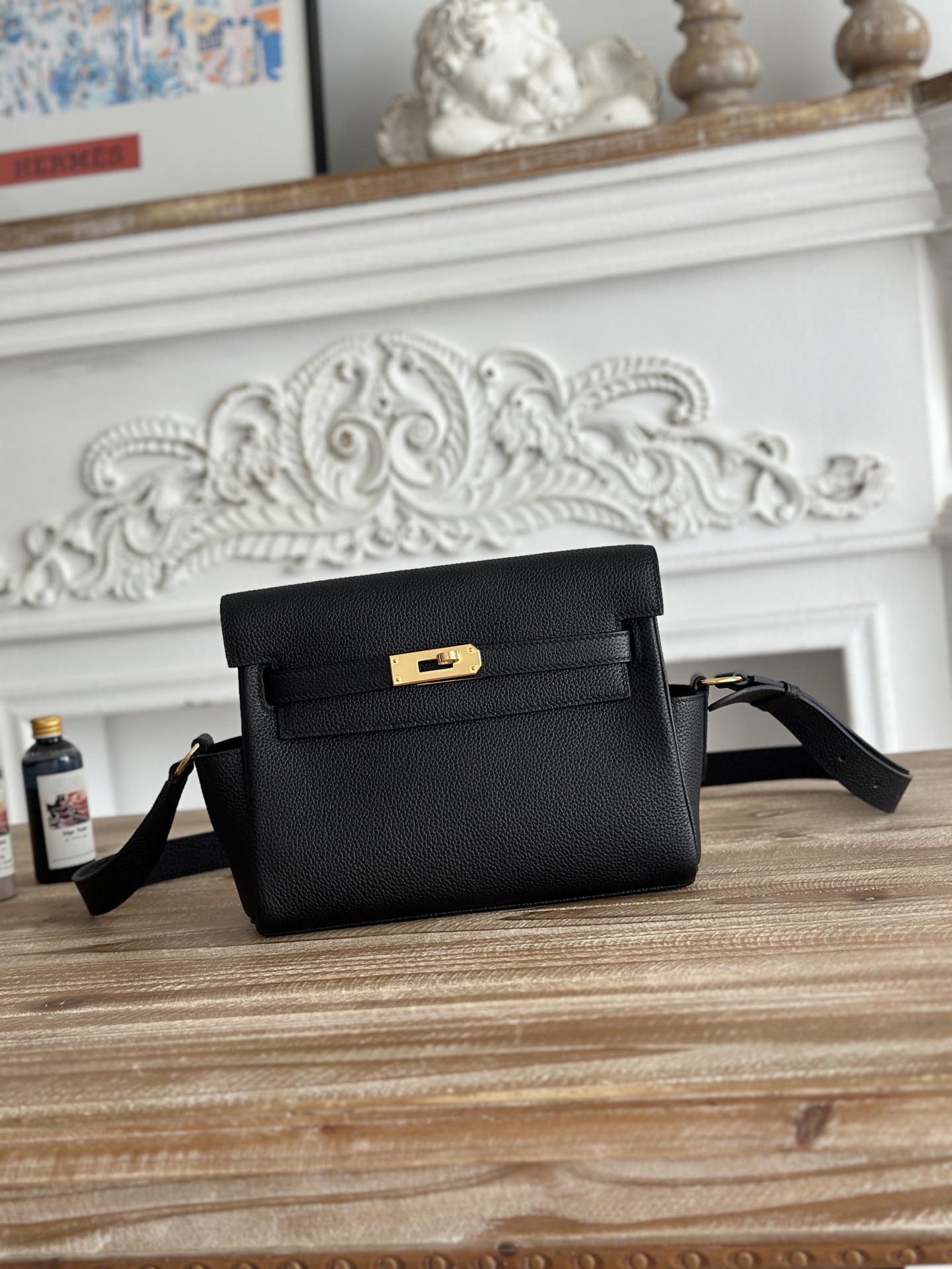 Hermes Kelly Messenger Bag-Togo-25cm