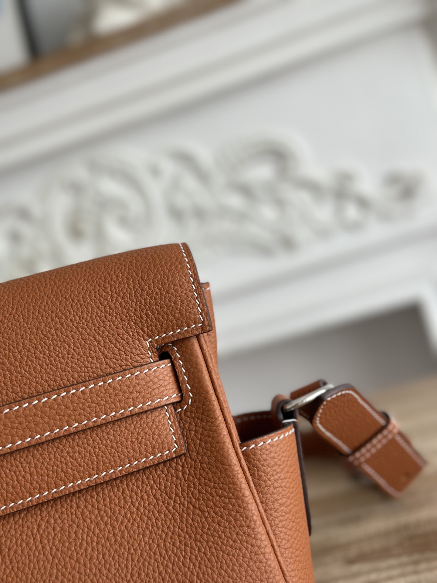 Hermes Kelly Messenger Bag-Togo-25cm