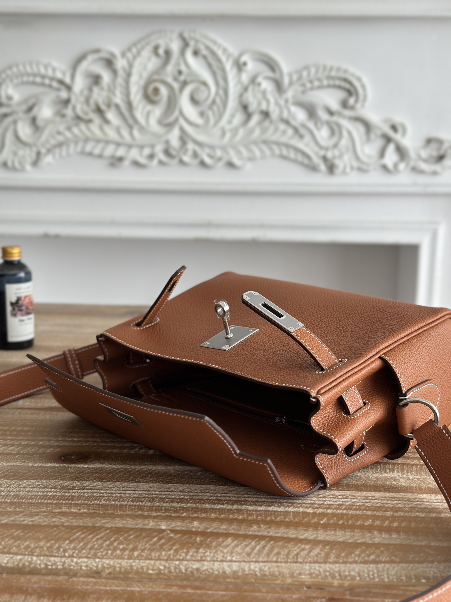 Hermes Kelly Messenger Bag-Togo-25cm