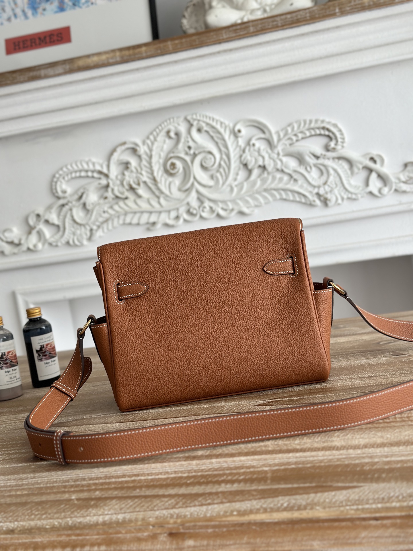 Hermes Kelly Messenger Bag-Togo-25cm