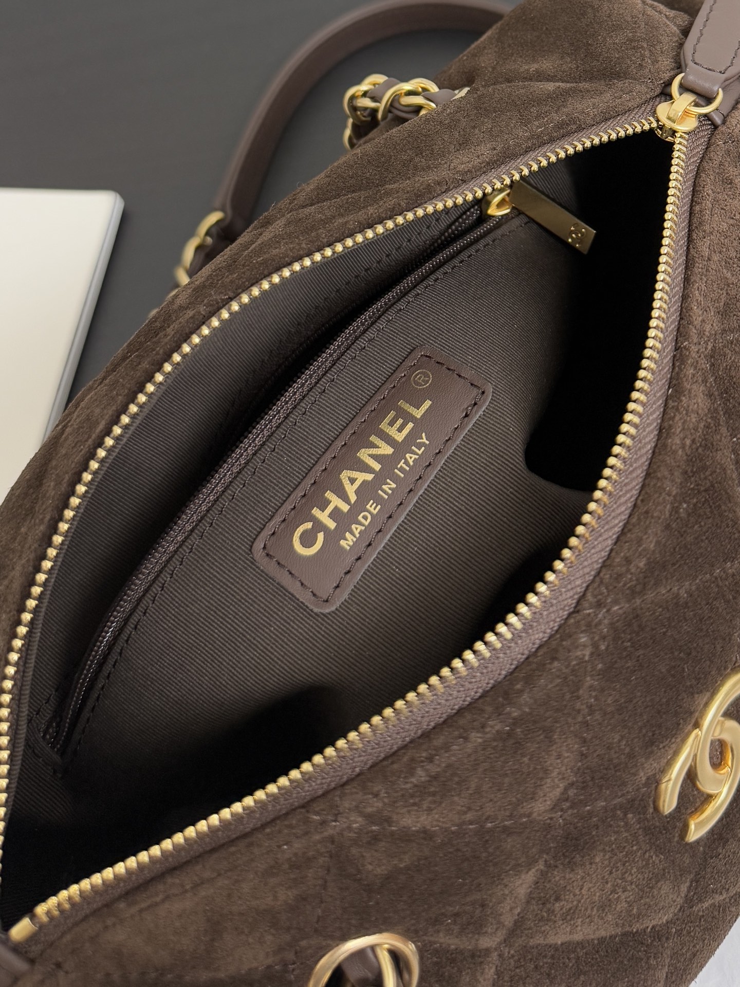 Ch@nel Bowling Bag-15.5*24*11.5cm