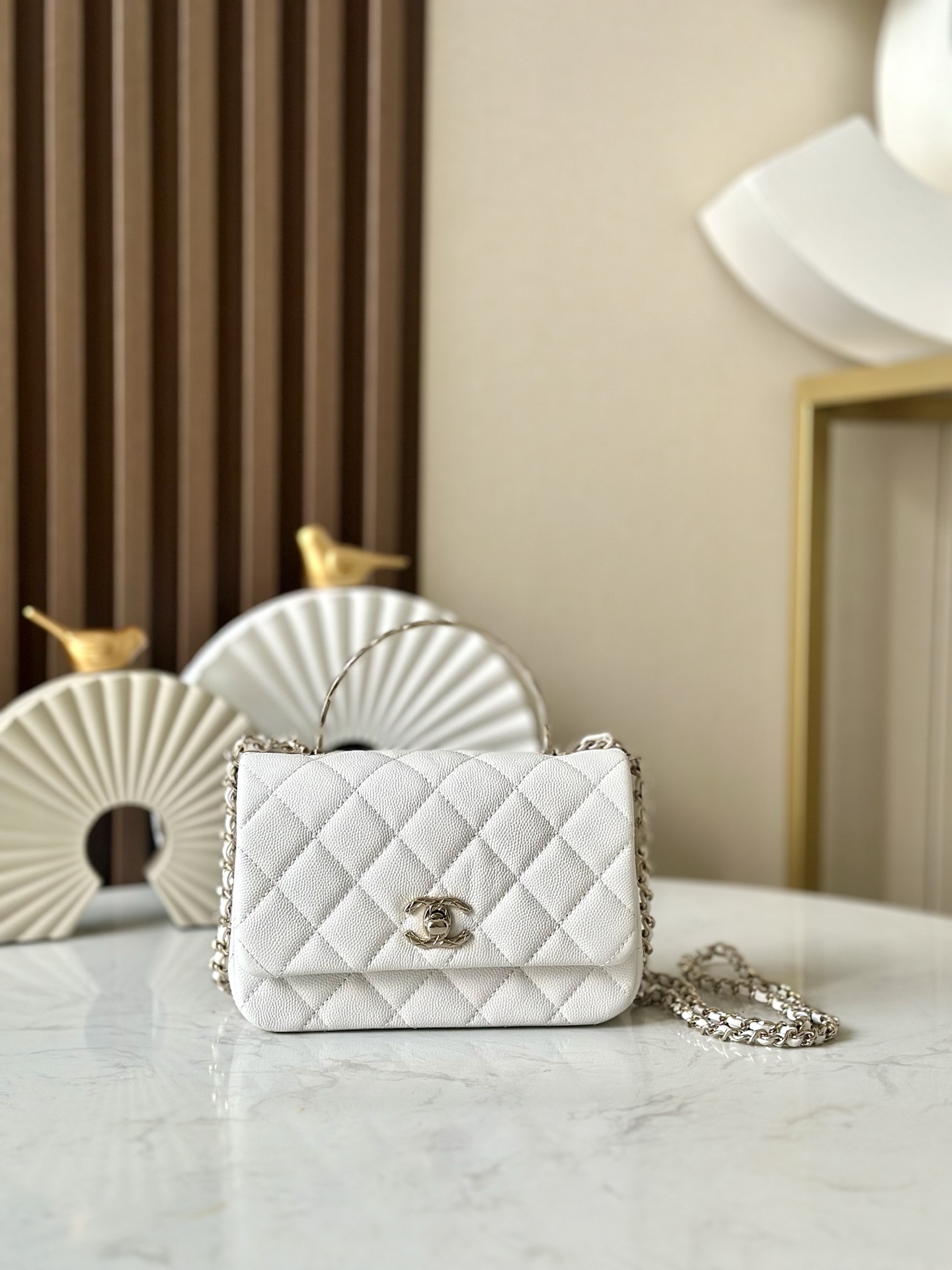 Ch@nel Flap Bag-12*18*6.5*cm