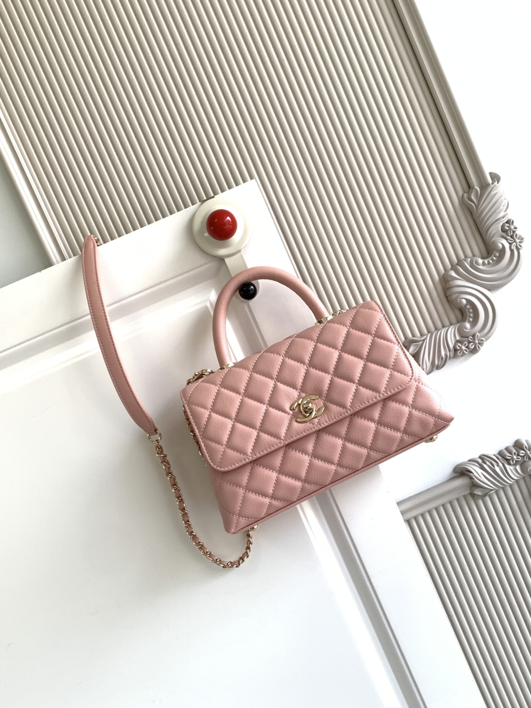 Ch@nel coco handle Flap Bag-24CM