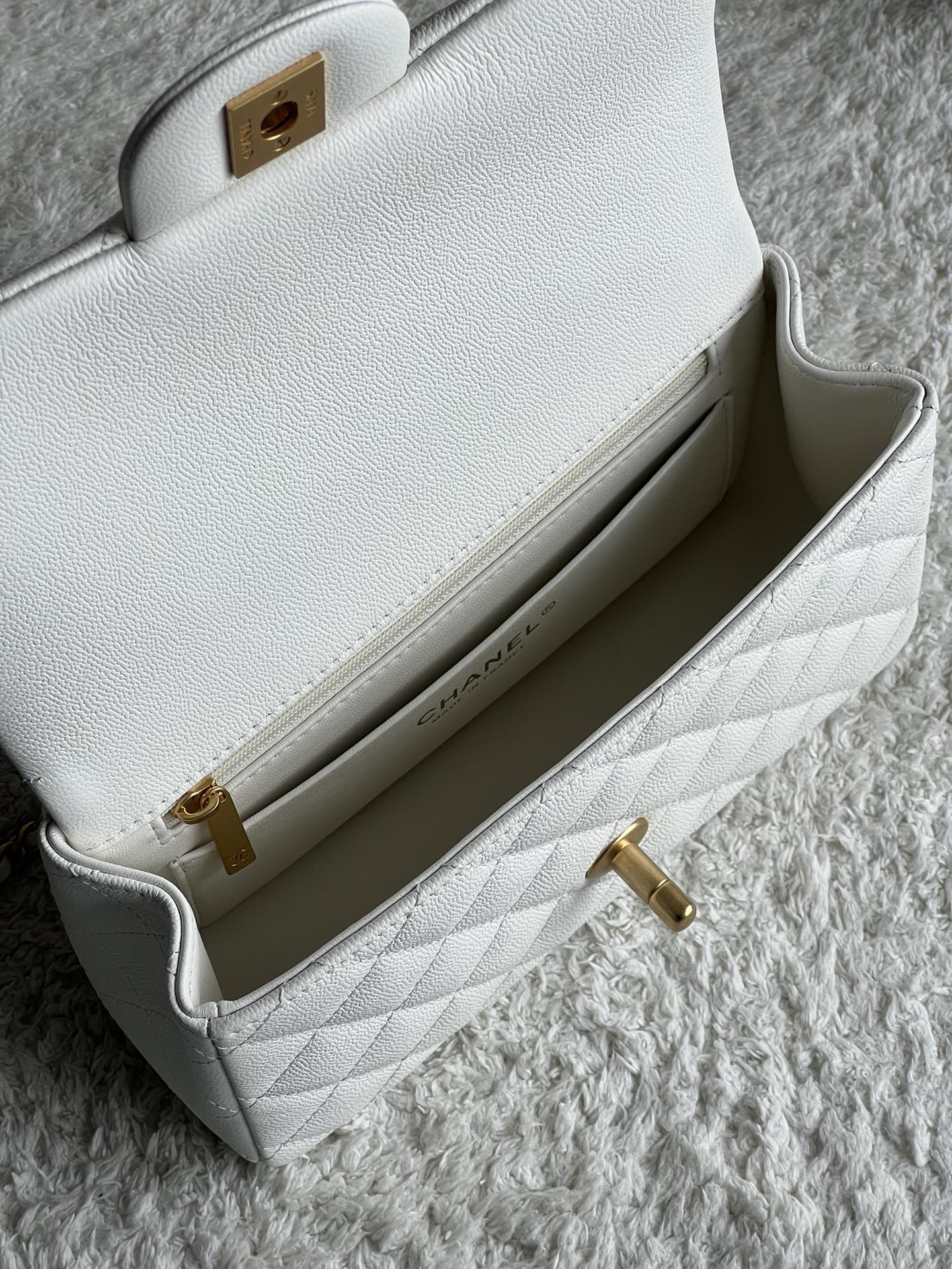 Ch@nel Flap Bag Mini CF handle -20*13*9cm