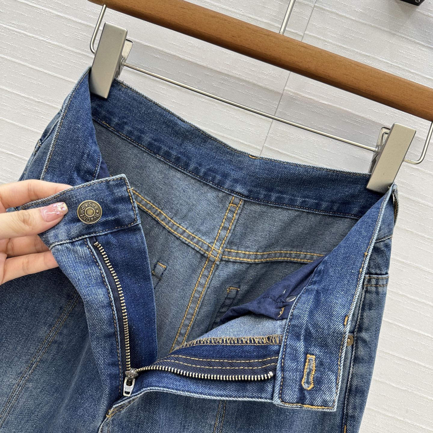 Chloé Fluid Flare Jeans In Denim