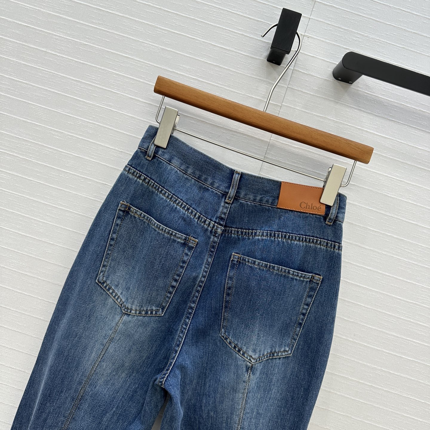 Chloé Fluid Flare Jeans In Denim