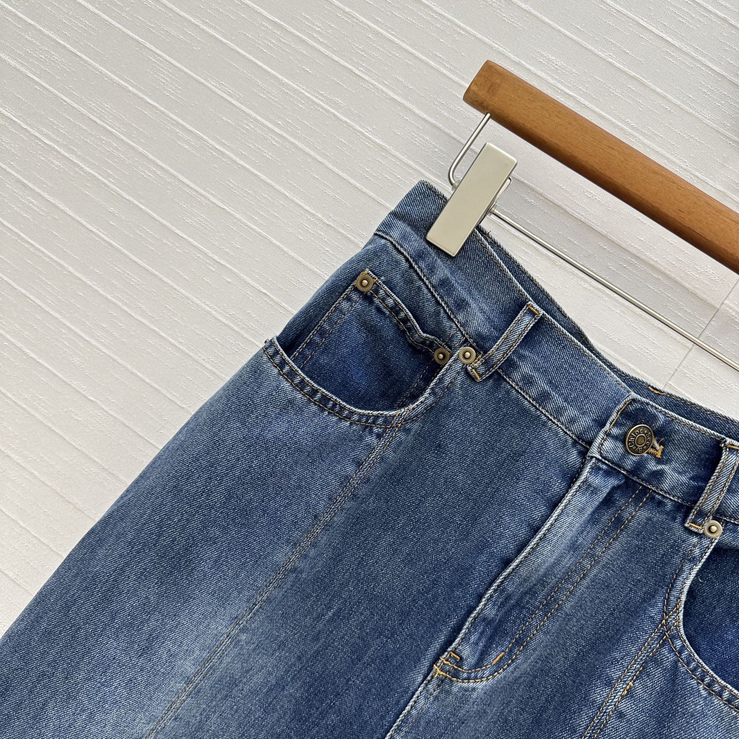 Chloé Fluid Flare Jeans In Denim